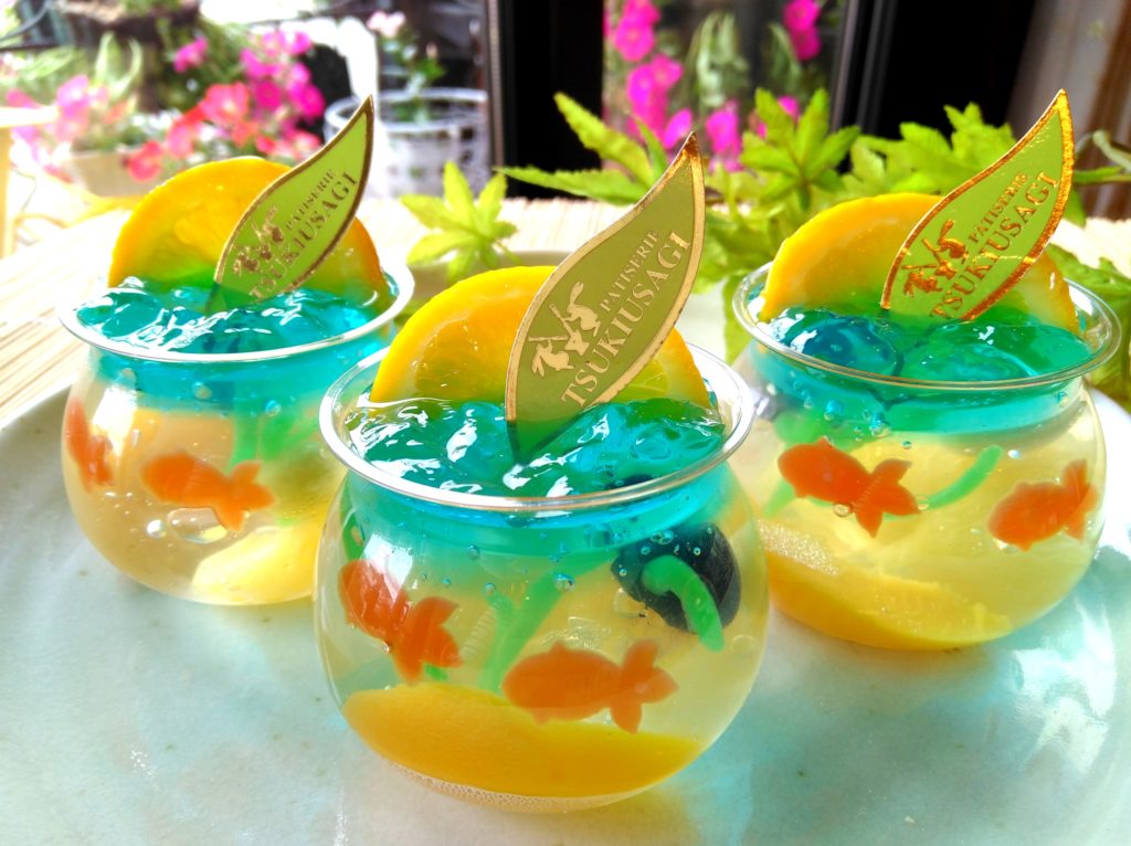 金魚鉢ゼリー 佐伯のお菓子店 月うさぎ